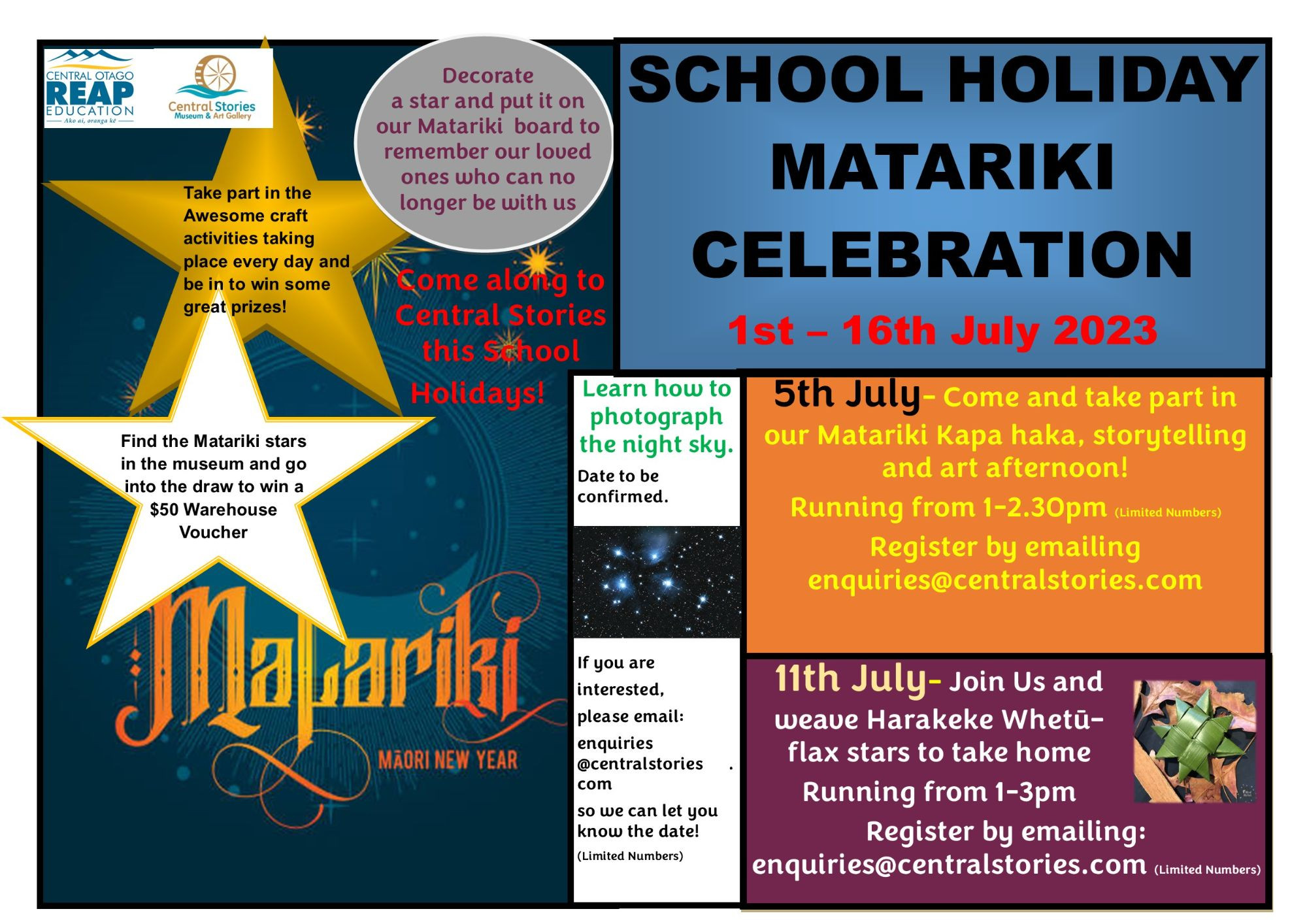 Matariki School Holidays At Central Stories (1)