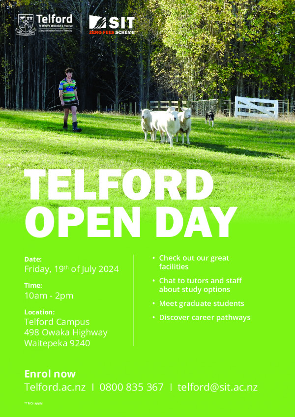 Telford Openday Poster