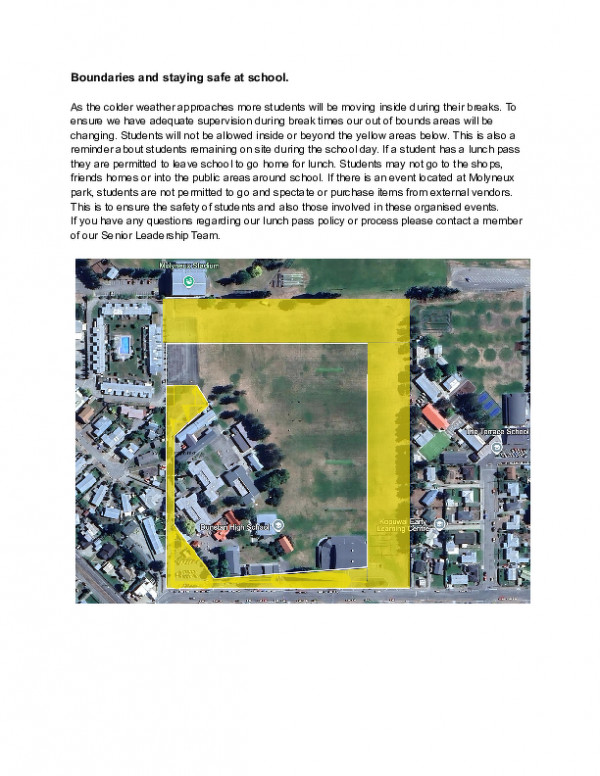 Boundaries And Staying Safe At School