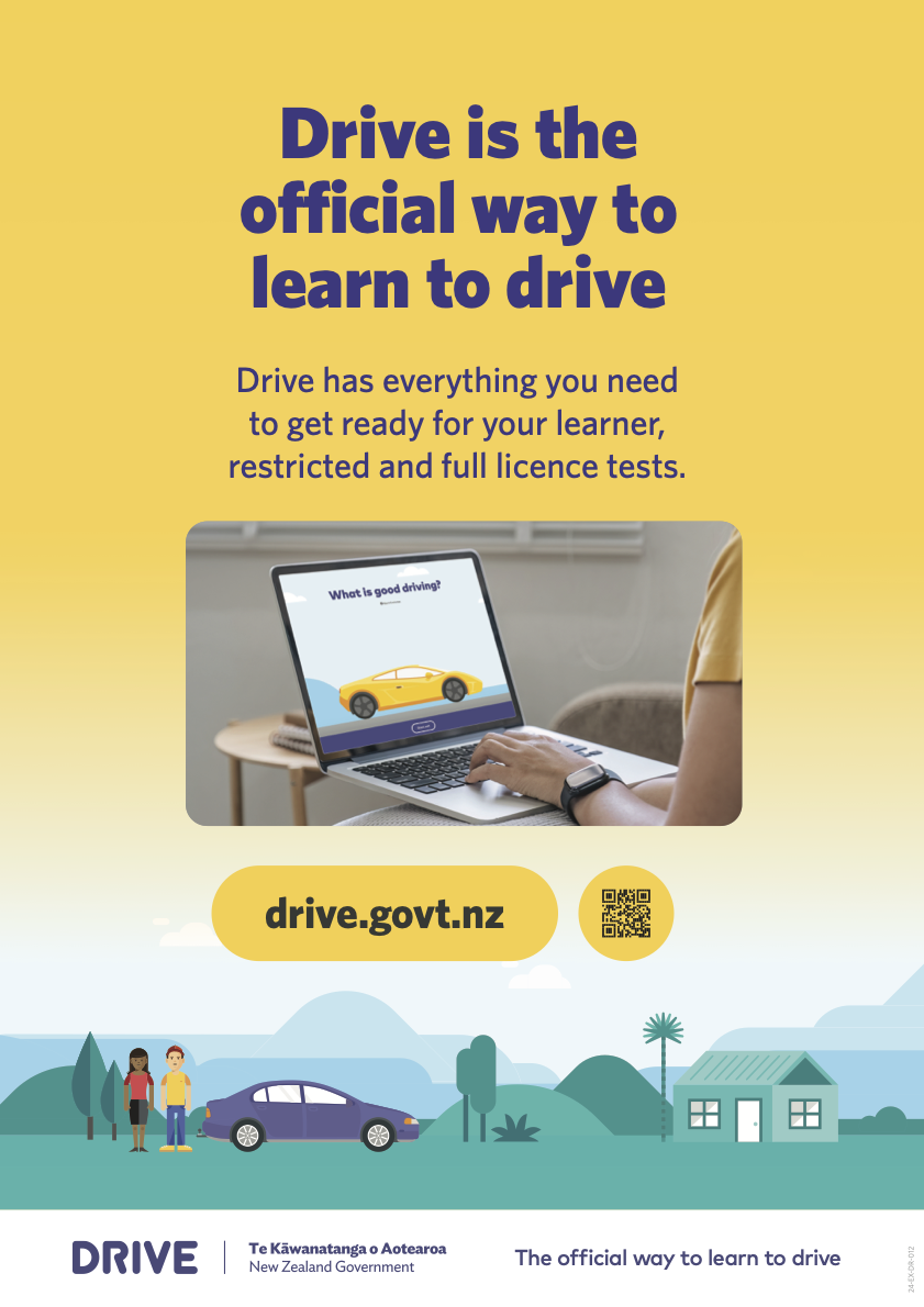 24 Ex Dr 012 Drive A3 Posters   Learners   Front  1 