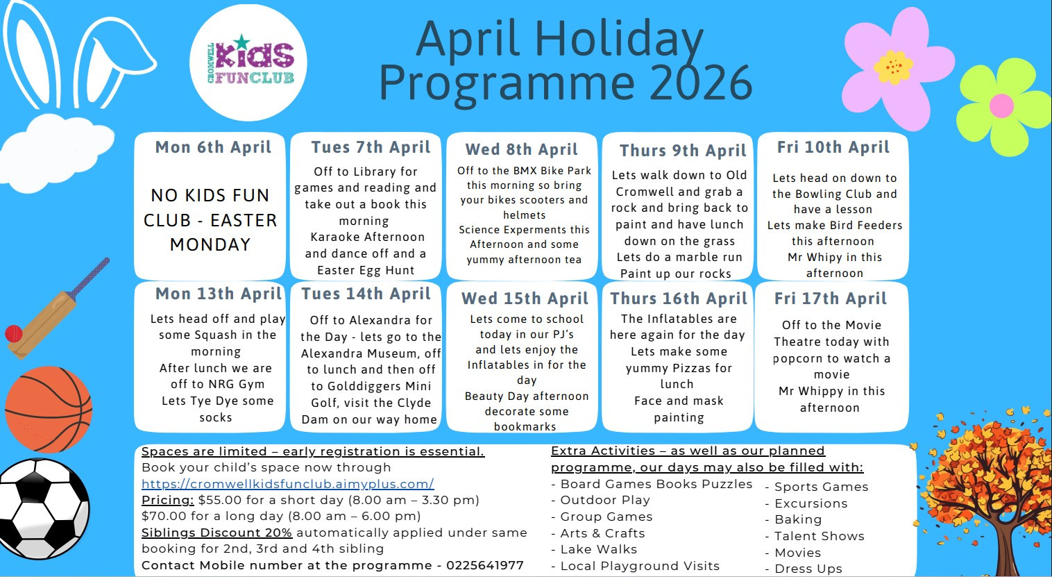 April 2026 Holiday Programme 