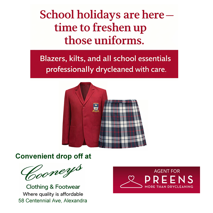School Holidays Are Here - Time To Freshen Up Those Uniforms