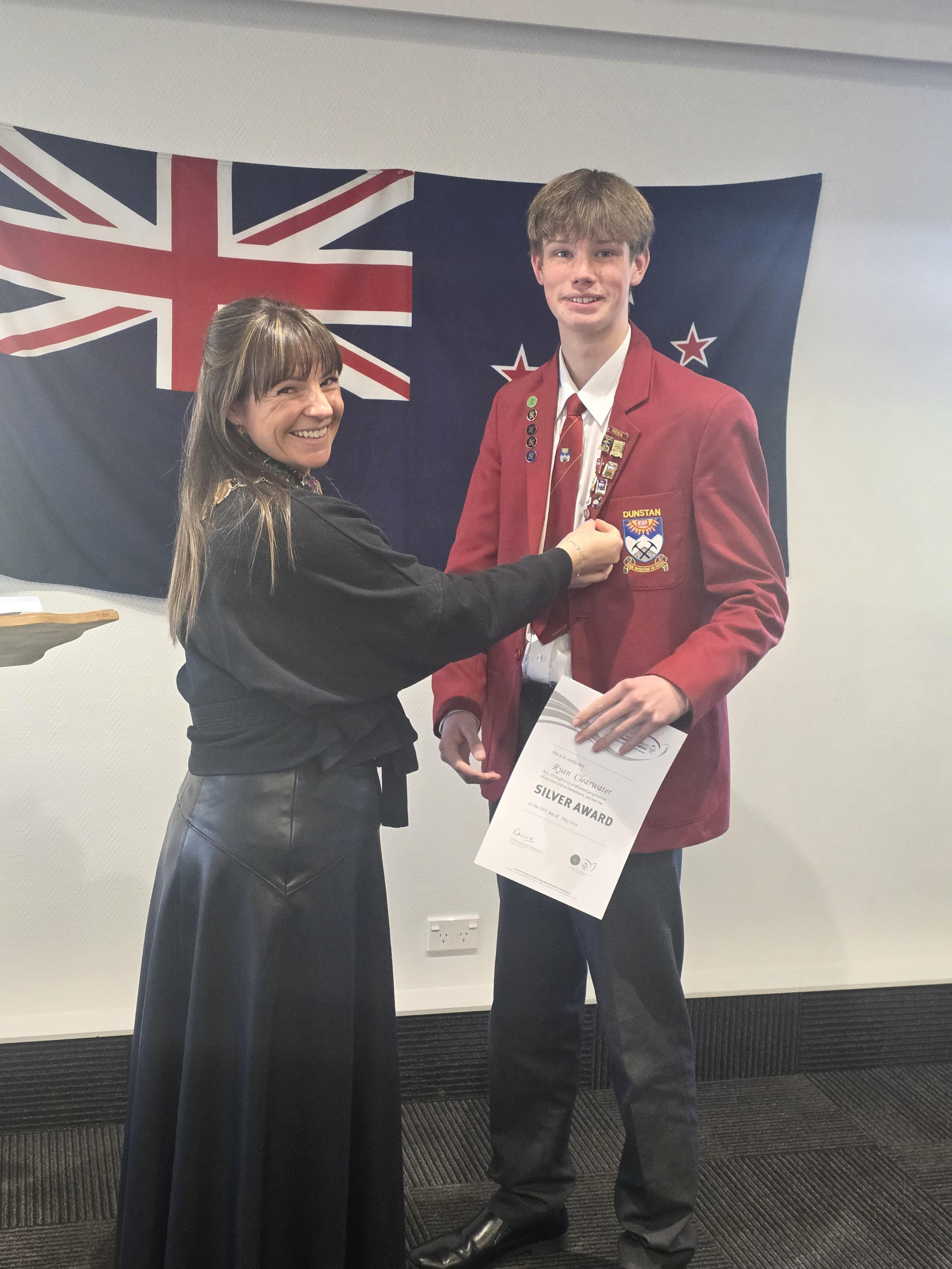 Ryan Clearwater Receives Silver Duke of Edinburgh Award