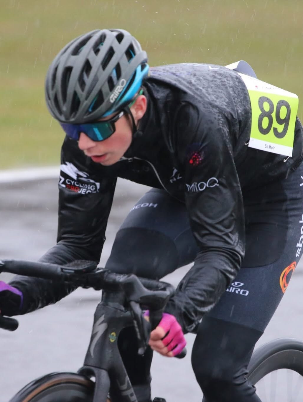 Eli Moir riding the Yunca Junior Tour of Southland