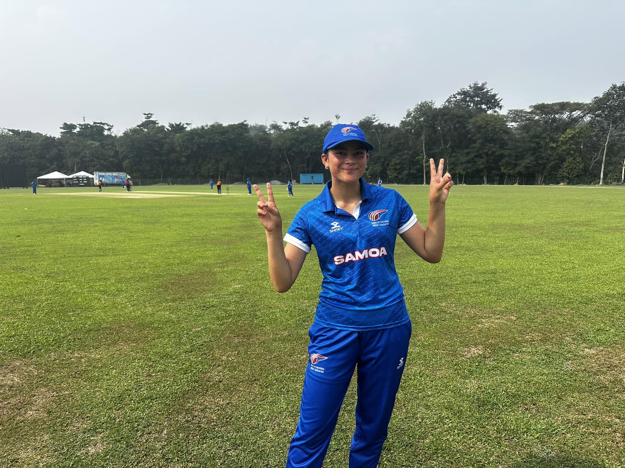 Kiri Morgan - Samoan Women's Cricket Team