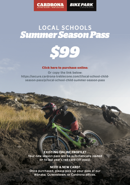 Local Schools Summer Season Pass
